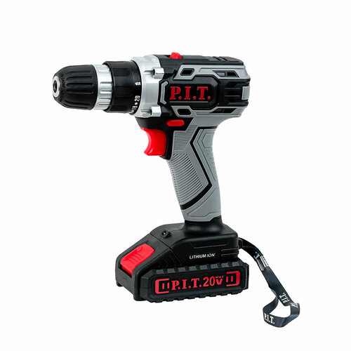 Дрель-шуруповерт аккумуляторная безударная PIT PSR18-D3 20В 2х15Ач Li-Ion 2 АКБ и ЗУ 709000₽