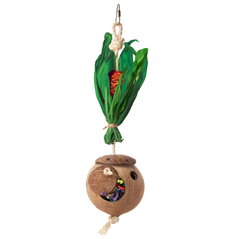 Игрушка для птиц Triol Чудо кокос 11 см 45,5 х 12 см (1 шт)
