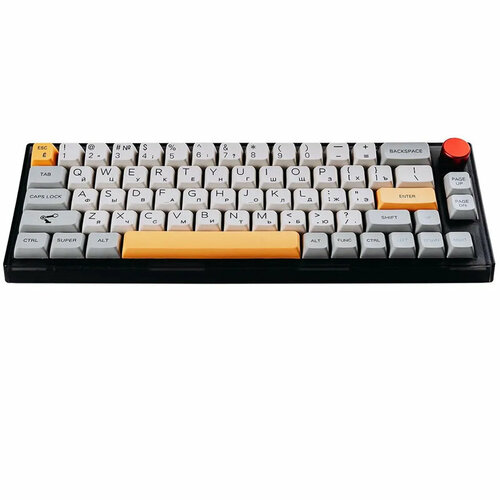 Клавиатура Epomaker TH66 Pro Keyboard Flamingo Black Theory TH66Pro-BLK-THE-Flam 772900₽