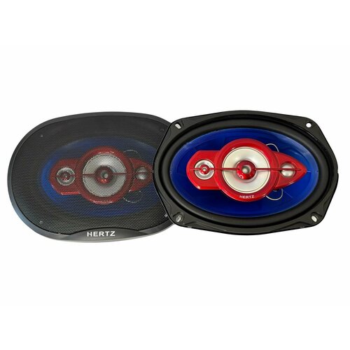 Автомобильные динамики NERTZ HZ-695 Комплект из 2 штук Коаксиальная акустика 4-х полосная Овал 16х24 См 6х945 Дюйм 1200 Вт 3800₽