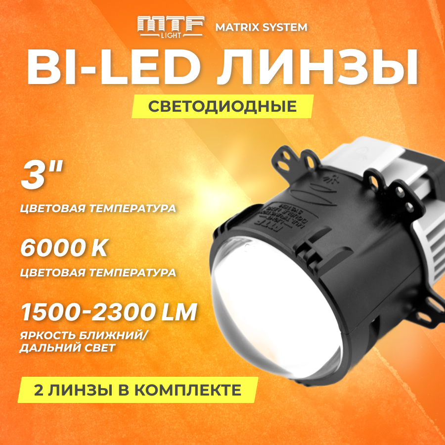 Модули светодиодные линза MTF PRO Light Bi-LED Matrix System