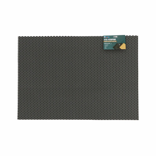 Коврик eva универсальный Grand Caratt Соты 46 х 66 см серый 605₽