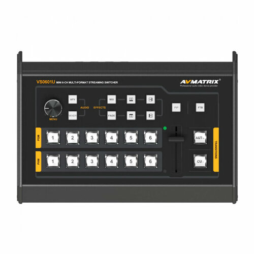 Видеомикшер AVMATRIX VS0601U компактный 6CH SDI USB устройство видеозахвата avmatrix uc1118 sdi usb