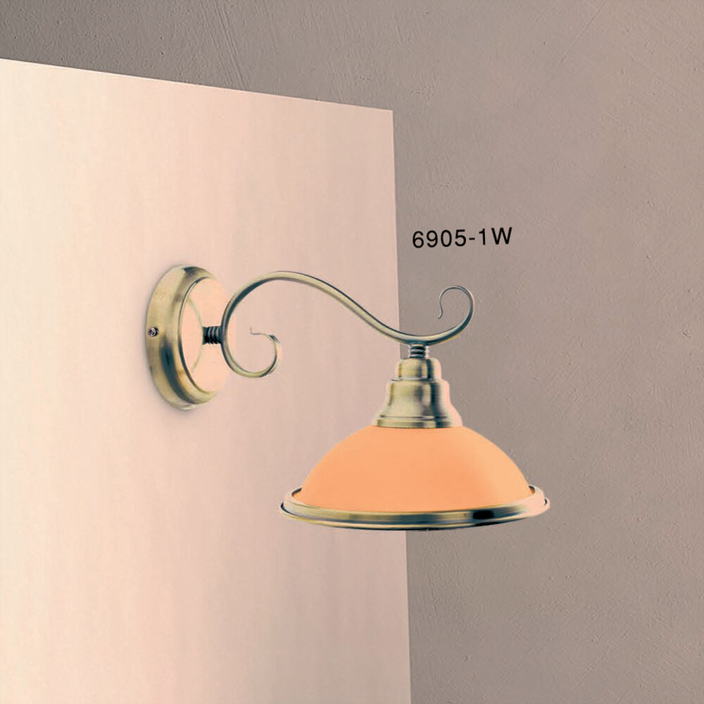 Настенный светильник Globo Lighting Sassari 6905-1W, E27, 60 Вт, бронзовый - фото №9