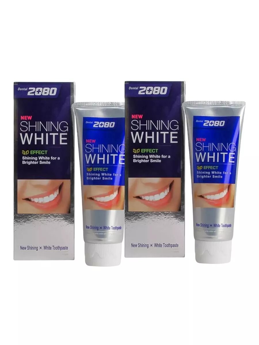 Зубная паста сияющая белизна 2 шт. х 100гр