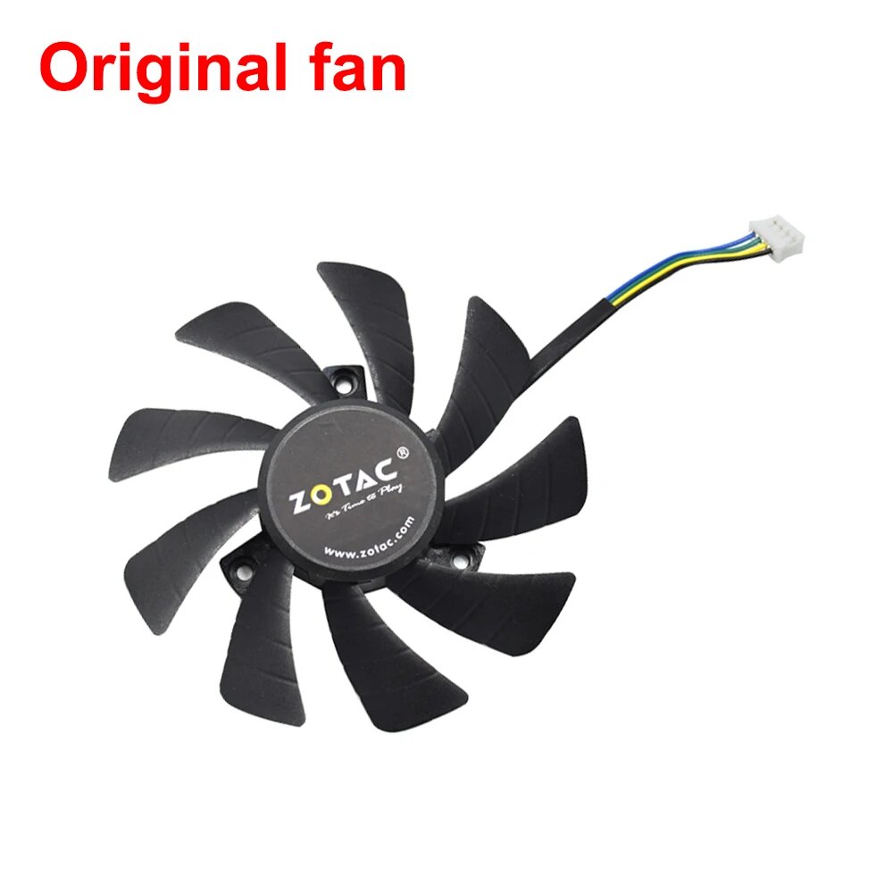 Запасной вентилятор T129215SH для ZOTAC GeForce GTX1060 Original