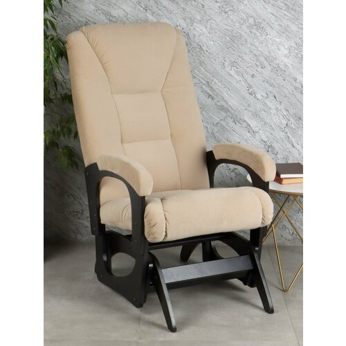 Кресло качалка Марк обивка Велюр цвет песочный кресло качалка маятник