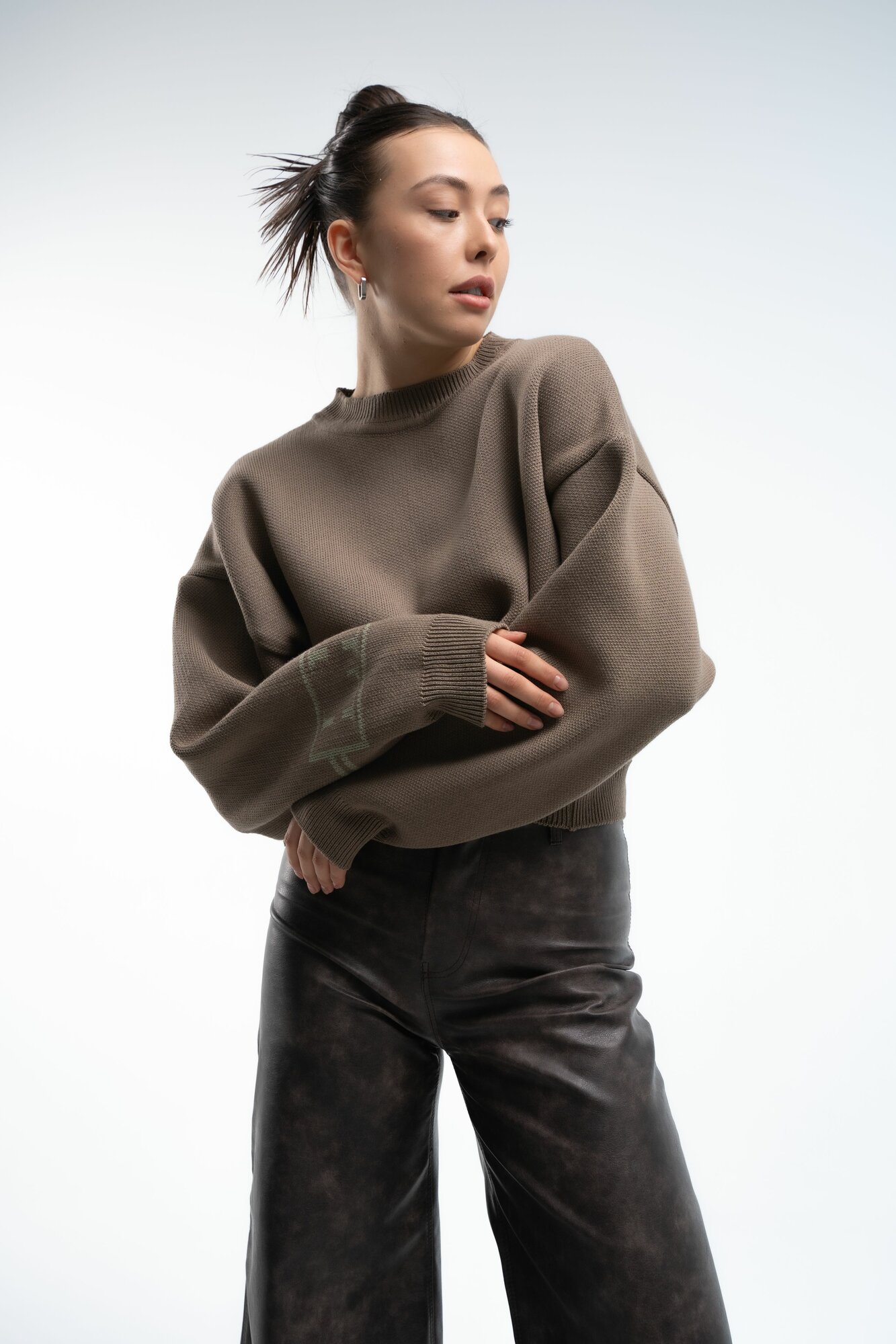 Свитшот LO KNIT, размер oversize