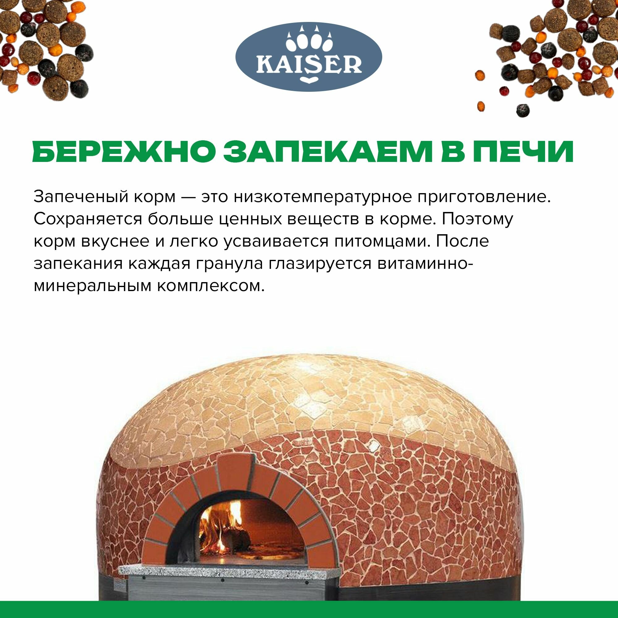 KAISER BRIDER Сухой корм для собак средних и крупных пород "Ягненок и тыква", 5 кг — фото 1