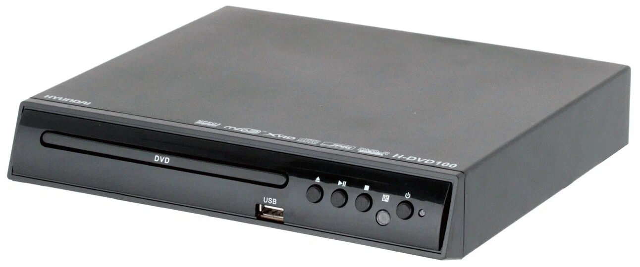 DVD-плеер Hyundai H-DVD100 black USB Type A черный