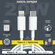 Кабель для iPhone 5-14, iPad, AirPods, Type-C – Lightning, Белый,...