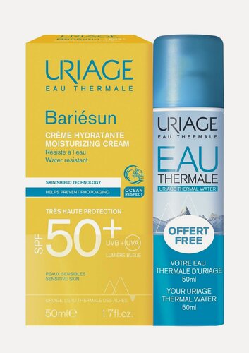 Изображение товара URIAGE Набор "Барьесан SPF50+" (Крем увлажняющий 50 мл + Термальная вода "Урьяж" 50 мл)