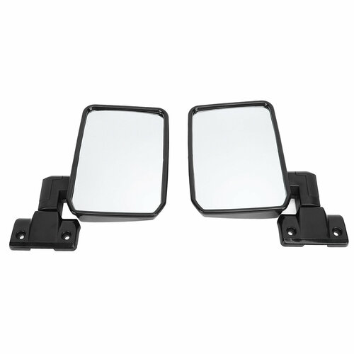 Left Right Rearview Mirror Driver and Passenger Side Door for LandCruiser 70 75 78 Series 1985 2013 Long Type
