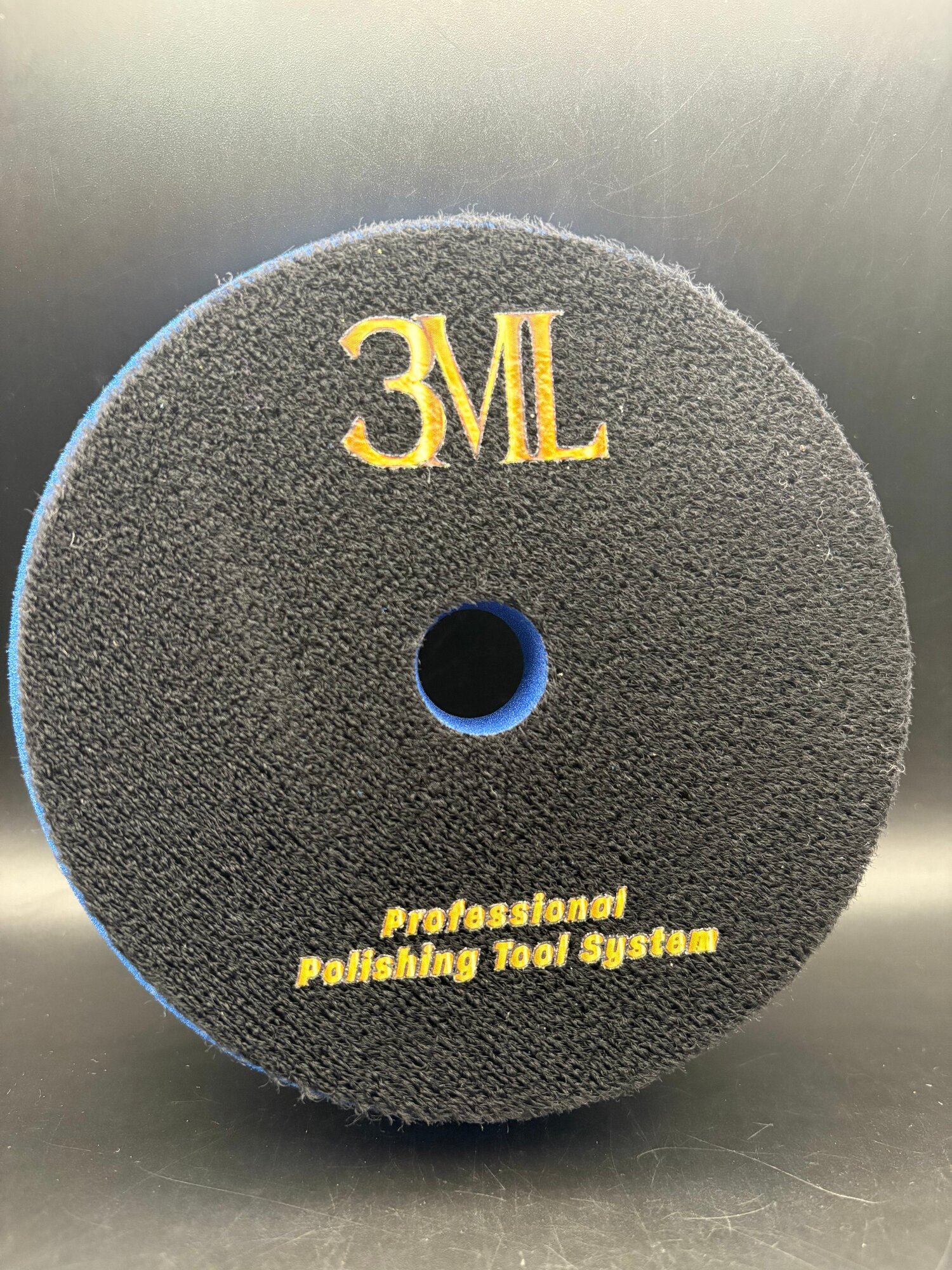 Круг полировальный на липучке 3ML синий RFP (диаметр: посадочный 130 мм, рабочий 145 мм)