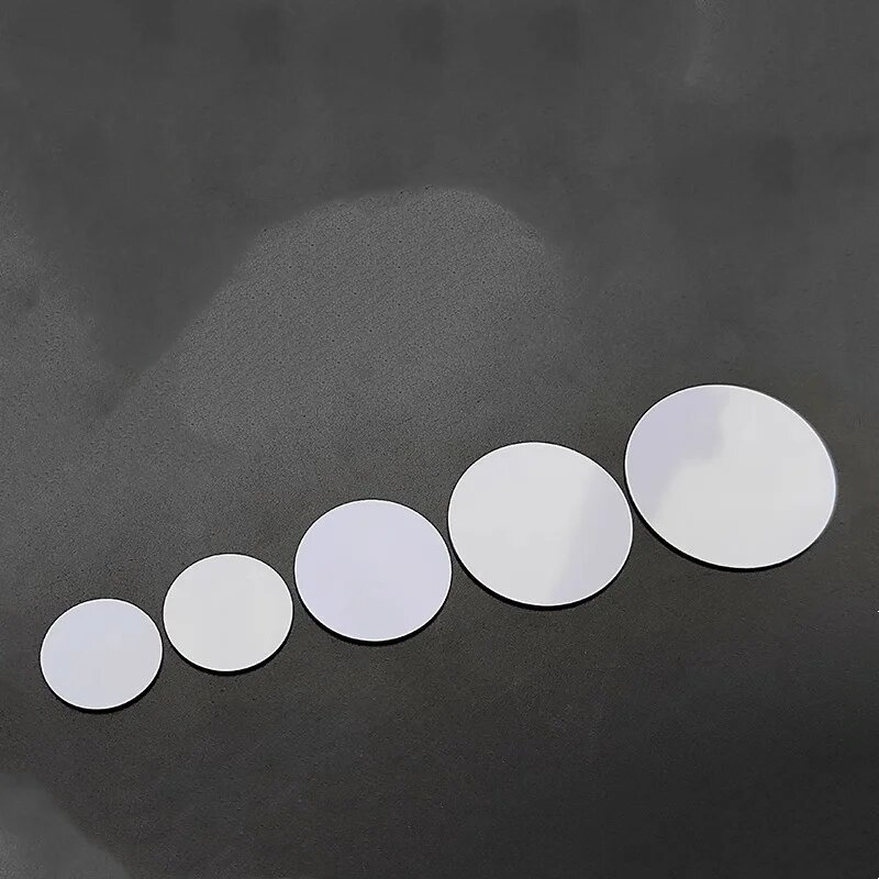 18 мм 20 мм 25 мм 30 мм 35 мм диаметр RFID IC ПВХ карты для монет 1356 МГц ISO14443A F08 чип-метки 100 шт size 18mm