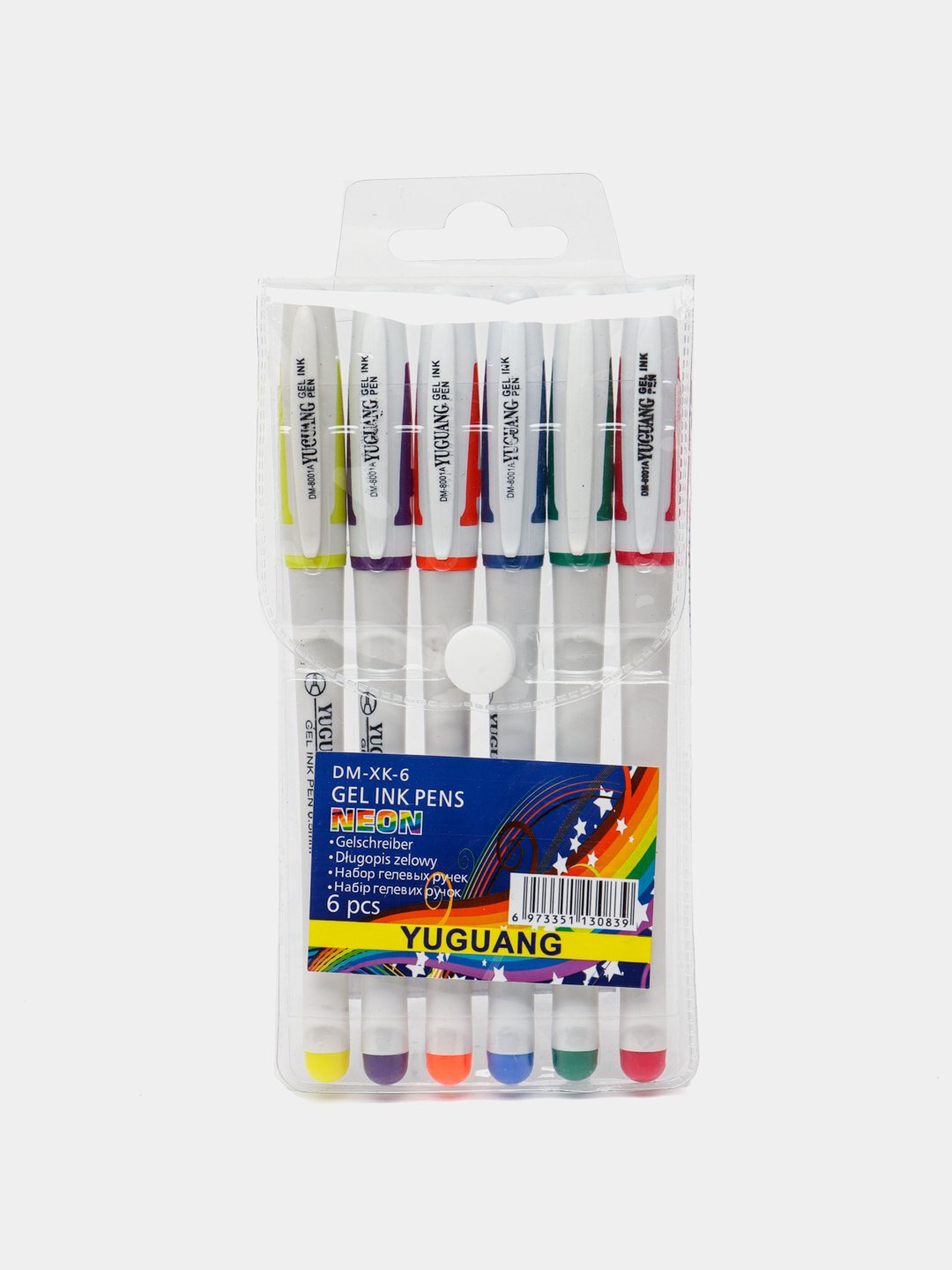 Набор гелиевых ручек: функциональность и стиль, ярких тонах Yuguang Neon 6 цветов