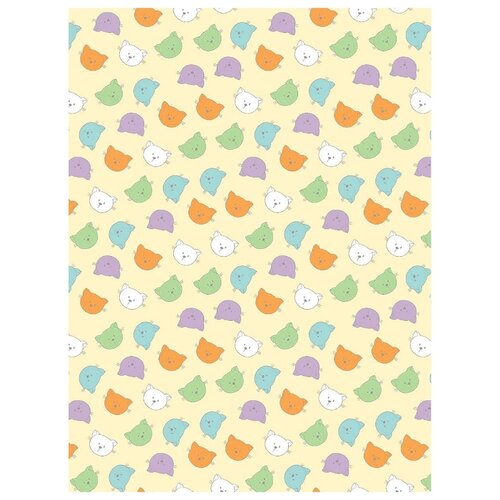 фото Плед-покрывало "разноцветные кошки", 100х118 см baby nice