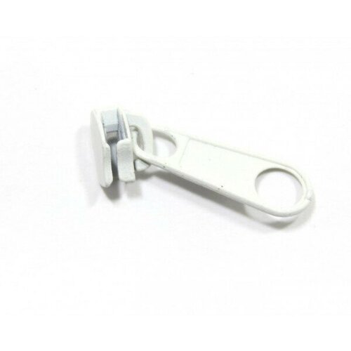 Бегунок галантерейный СП №5 цв. белый (уп.10шт) 