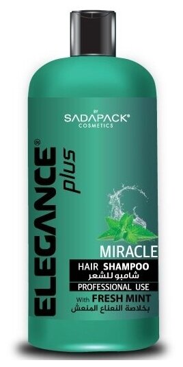 Elegance Miracle Hair Shampoo - Шампунь для волос мятный 1000 мл