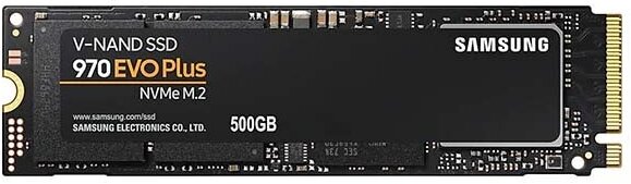 Внутренний SSD накопитель Samsung 500GB 970 EVO Plus NVMe M.2 (MZ-V7S500BW)