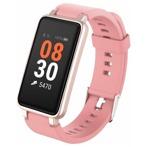 Фитнес-браслет Geozon Heart Beat G-SM18PNK 096 TFT шагомер пульсометр 90мАч розовый 253500₽