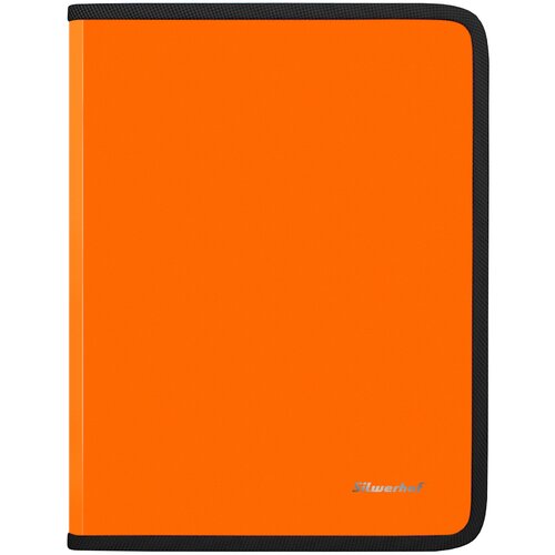 Silwerhof Папка для тетрадей на молнии Neon A5, пластик, оранжевый