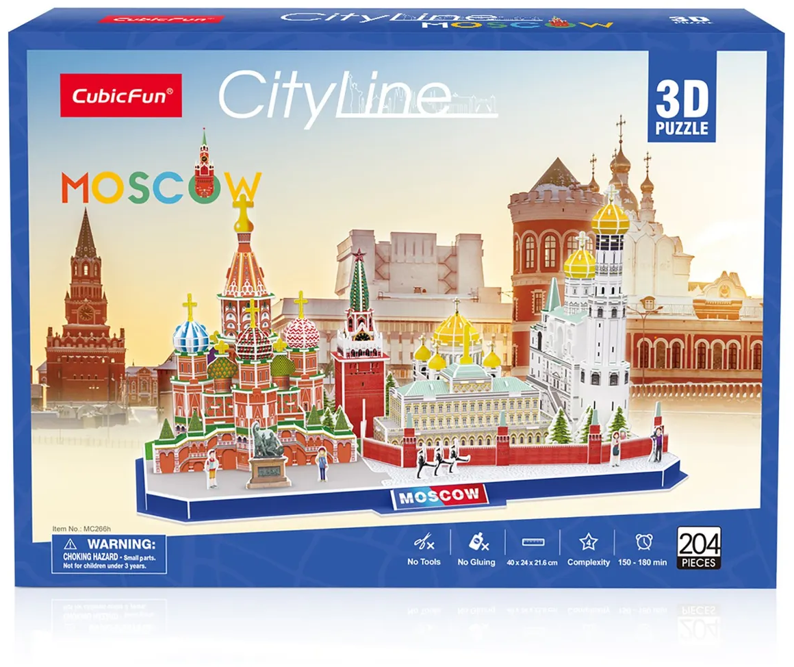 3D пазлы Москва City Line