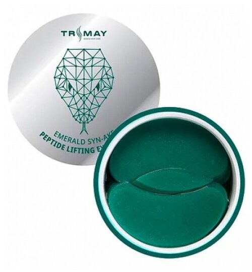 Trimay Гидрогелевые патчи для глаз Emerald Syn-Ake Peptide Lifting Eye Patch, 90 шт.