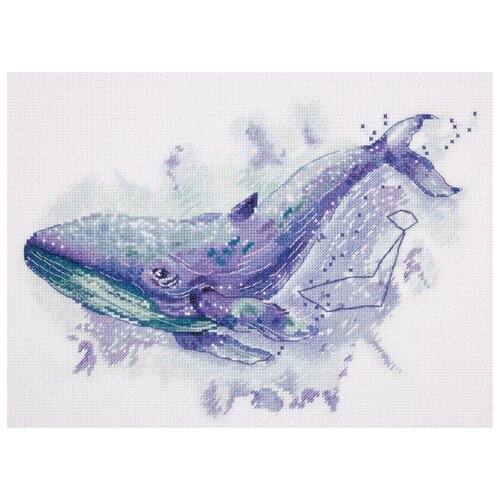 фото Набор для вышивания panna "созвездие кита", арт. мт-1961, 31х23 см