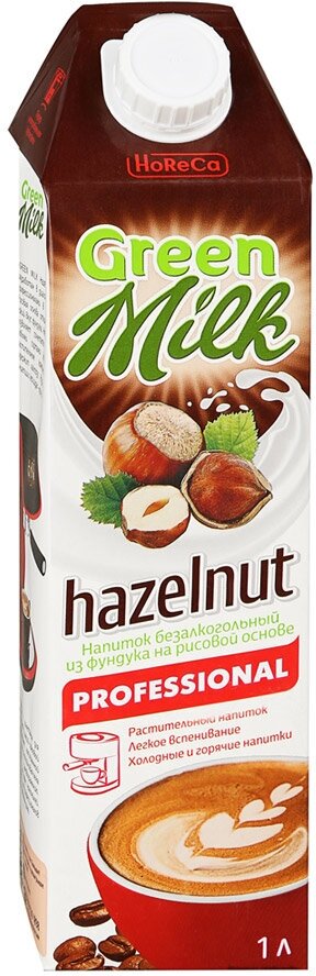 Напиток рисовый Green Milk со вкусом фундука