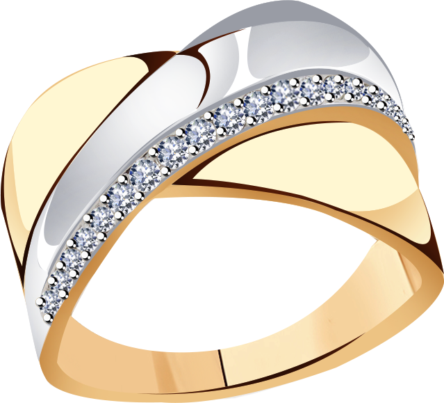Кольцо АЛЕКСАНДРА, золото, 585 проба, бриллиант