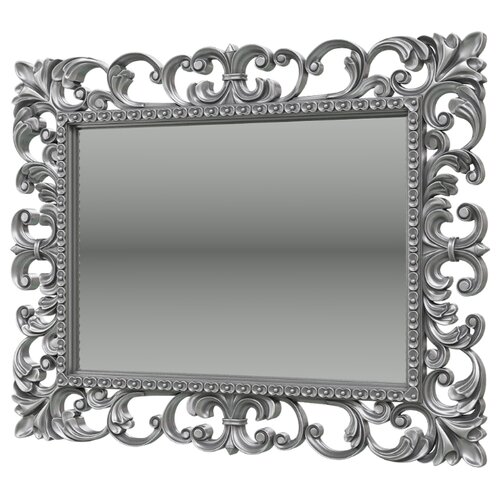 фото Зеркало зк-03, цвет серебро, вешается горизонтально или вертикально бит и байт