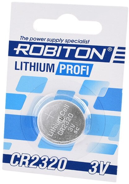 Батарейка 3V CR-2320 дисковая "Robiton PROFI" литиевая