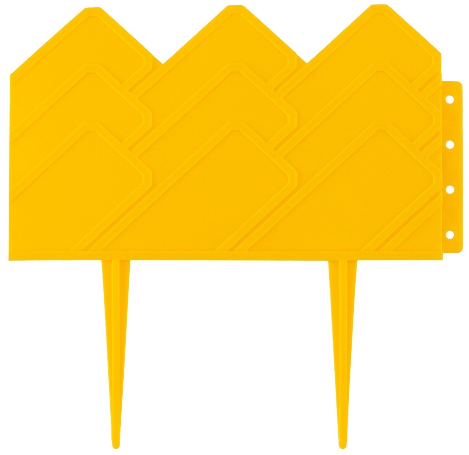 Бордюр PALISAD Кантри 14 x 310 см, желтый 65055