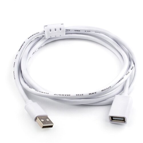 Кабель Atcom USB - USB 0.8м AT3788 кабель atcom удлинитель usb 1 8 m am af феррит белый
