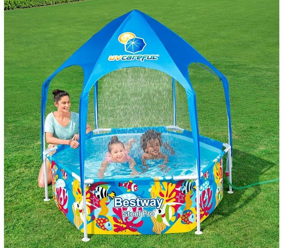 Каркасный бассейн с навесом SPLASH-IN-SHADE PLAY POOL 183х51см BestWay