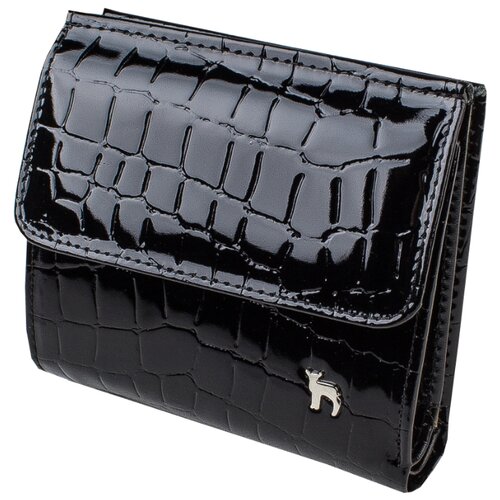 фото Кошелек mumi "данди" черный крокодил 182-16, натуральная кожа