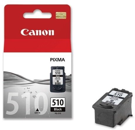 Картридж струйный CANON (PG-510) Pixma MP240/MP260/MP480, черный, оригинальный, ресурс 220 страниц, 2970B007