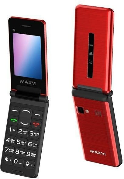 Мобильный телефон Maxvi E9 Красный