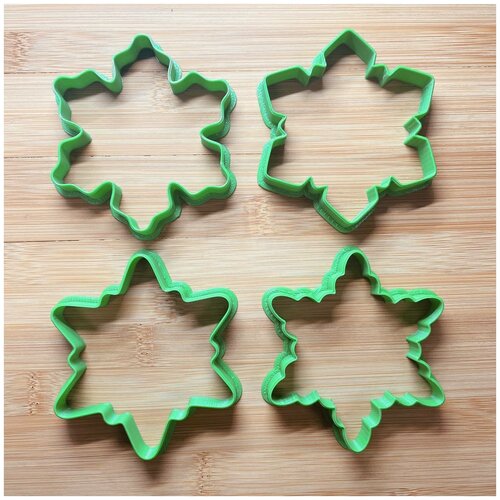 Набор формочек для пряников - Снежинки N1
