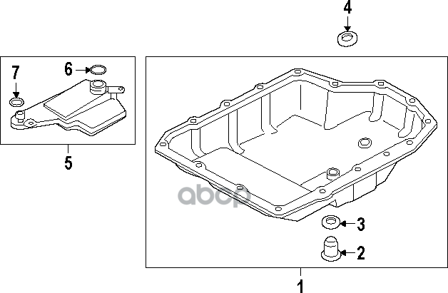 Фильтр Акпп Mazda Fz01-21-500 MAZDA арт. FZ01-21-500