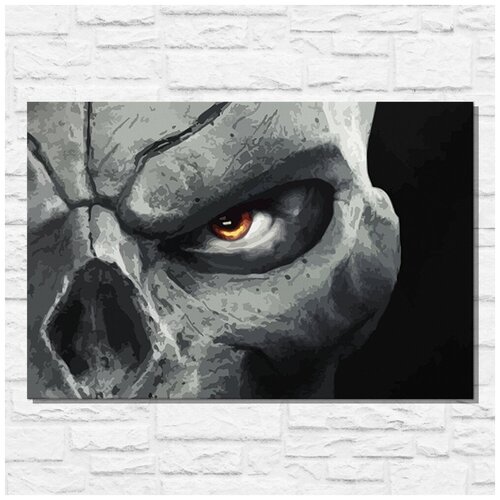 Картина по номерам на холсте игра Darksiders 2 - 11597 Г 60x40 картина по номерам набор для раскрашивания на холсте игра bioshock 2 11047 г 60x40