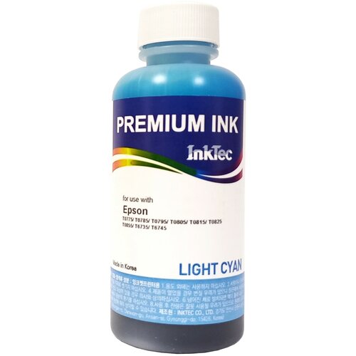 Чернила InkTec (E0010-100MLC) для Epson P50/T50 100 мл (Light cyan) чернила inktec e0010 100my для epson p50 t50 xp l200 100 мл yellow