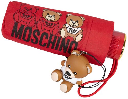 Мини-зонт MOSCHINO, красный