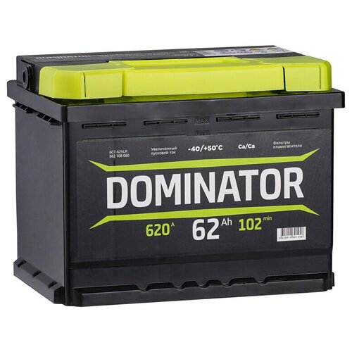 Автомобильный аккумулятор DOMINATOR 6СТ-62 VLR (арт.562108060)