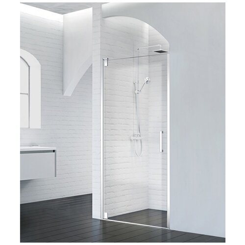 Душевая дверь в нишу Belbagno MARMI-B-1-100-C-Cr