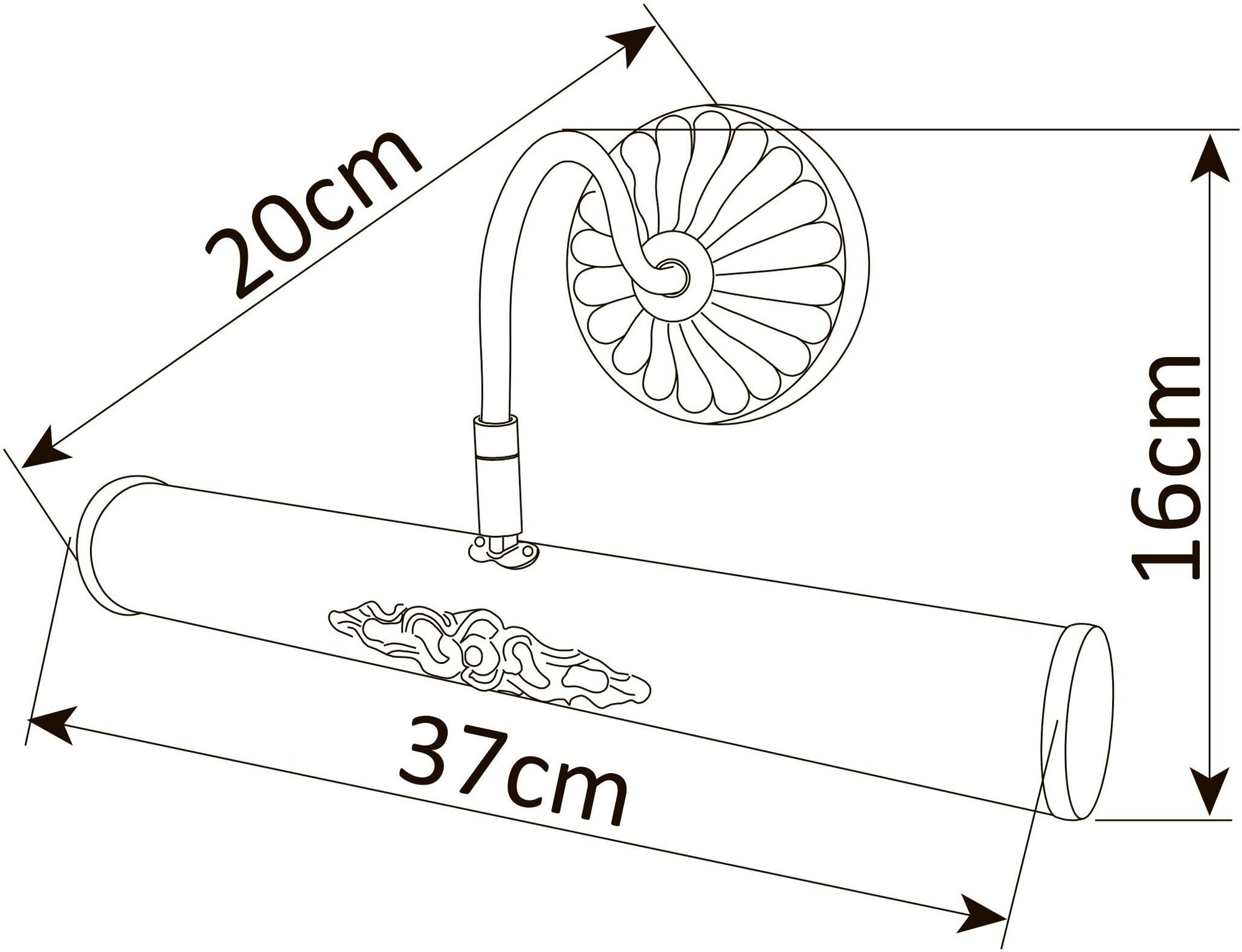 Подсветка для картин Arte Lamp Picture Lights II A5009AP-2AB