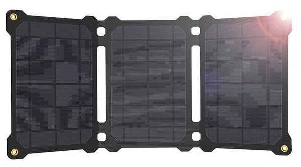 Портативная складная солнечная панель, туристическая, AllPOWERS USB 21 Ватт EFTFE (влагостойкая/противоударная) с технологией ISolar