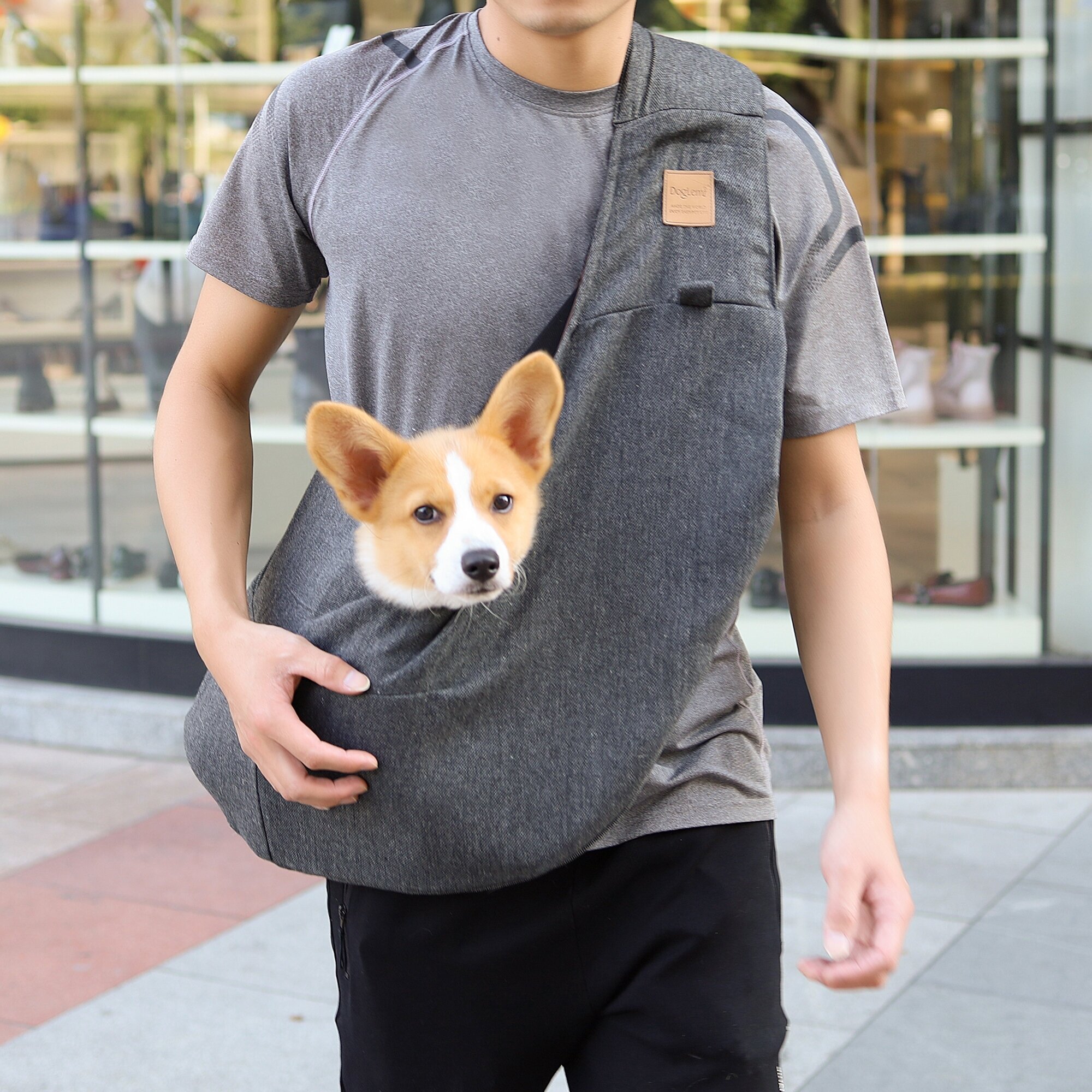 Слинг переноска для собак и кошек, сумка для животных до 10 кг