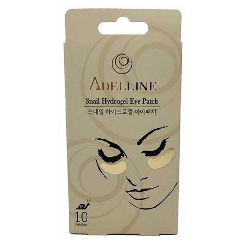 Гидрогелевые патчи для глаз Adelline Snail Hydrogel Eye Patch 10 шт